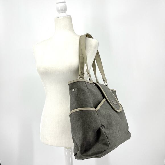 Just One You gray diaper bag with accessories - Picture 8 of 8